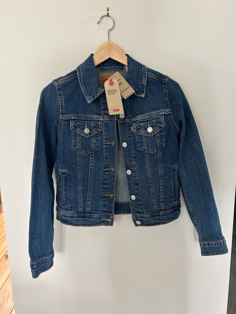 Levi's Dark Blue Denim Trucker Jacket